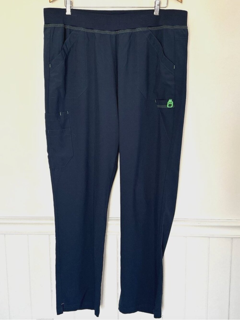 Carhartt C52310 - Women's Knit Waist Straight Leg Cargo Pants Blue Size 2XL c89